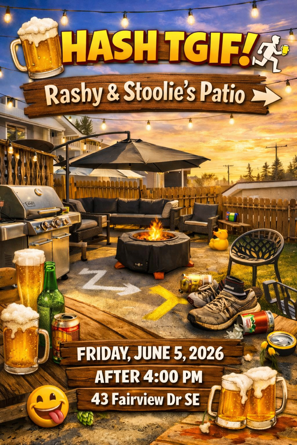 TGIF - Stool Stuffer and Rashy Bush's Patio